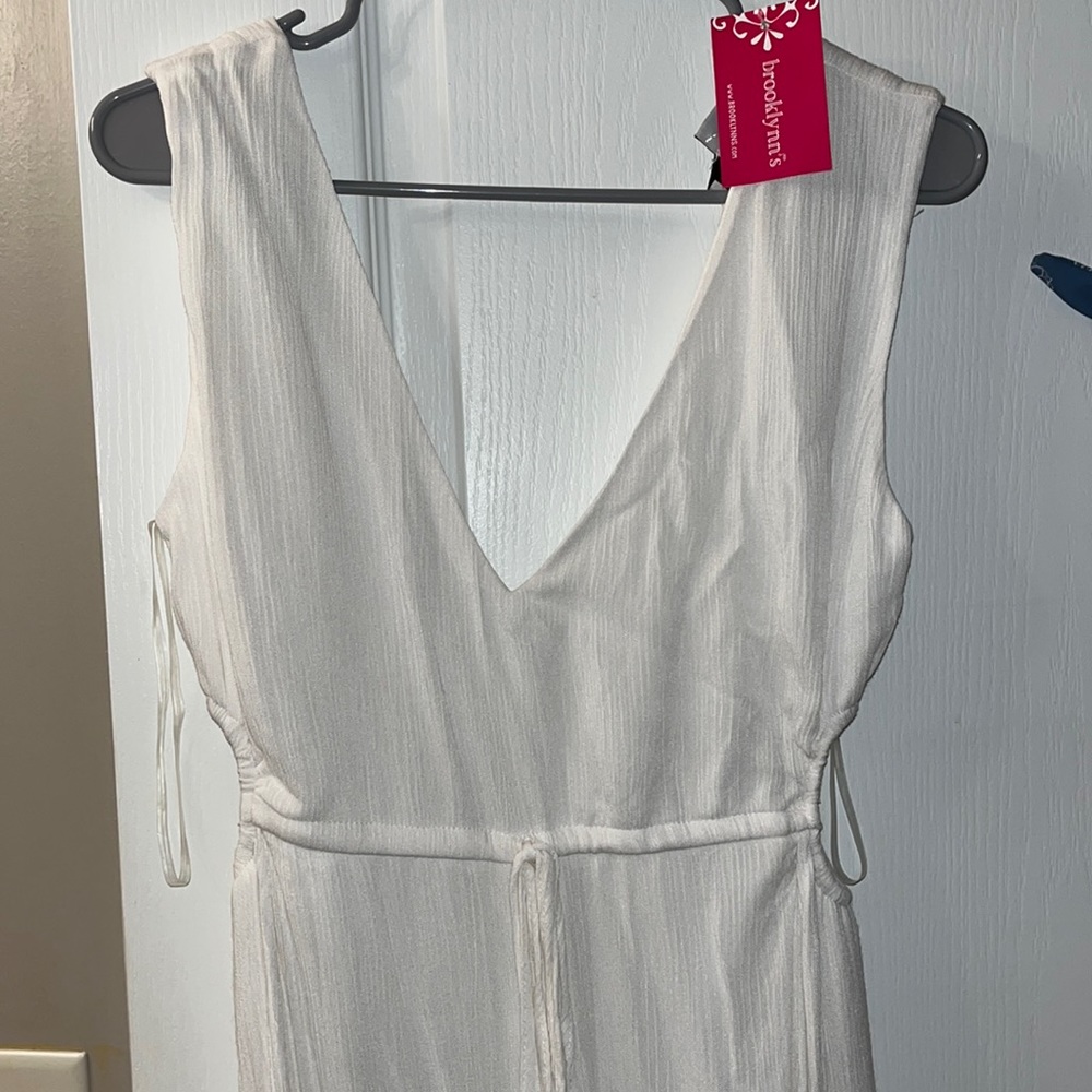 Womens White Brooklynns Jumpsuit
